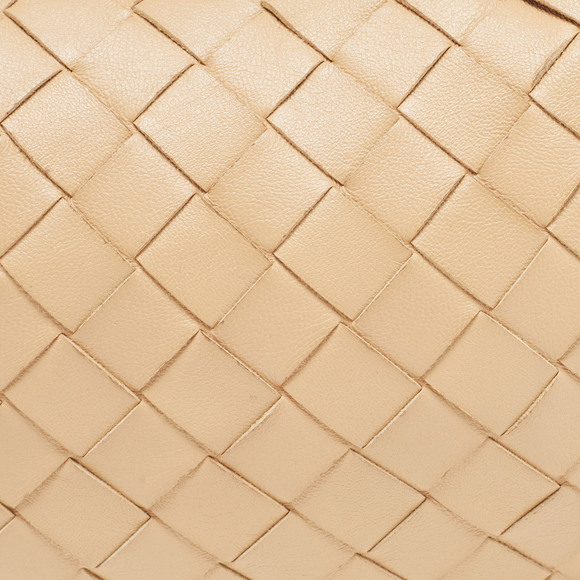 BOTTEGA VENETA Beige Intrecciato Leather Mini Jodie Hobo - Picture 5 of 8